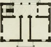 An illustration from Palais, maisons, et autres édifices modernes, dessinés a Rome; : publiés a Paris (1798)