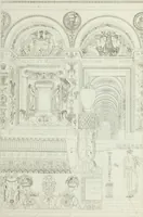 An illustration from Palais, maisons, et autres édifices modernes, dessinés a Rome; : publiés a Paris (1798)