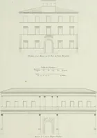 An illustration from Palais, maisons, et autres édifices modernes, dessinés a Rome; : publiés a Paris (1798)