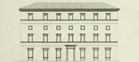 An illustration from Palais, maisons, et autres édifices modernes, dessinés a Rome; : publiés a Paris (1798)