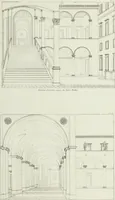 An illustration from Palais, maisons, et autres édifices modernes, dessinés a Rome; : publiés a Paris (1798)