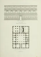 An illustration from Palais, maisons, et autres édifices modernes, dessinés a Rome; : publiés a Paris (1798)