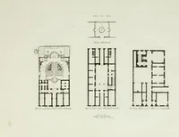 An illustration from Palais, maisons, et autres édifices modernes, dessinés a Rome; : publiés a Paris (1798)