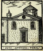 An illustration from Palatia procerum Romanȩ vrbis (1589)