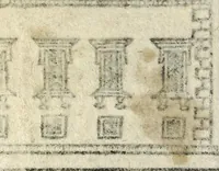 An illustration from Palatia procerum Romanȩ vrbis (1589)