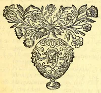 An illustration from Palavra de Deos empenhada, e desempenhada: : empenhada no sermam das exequias da rainha N. S. Dona Maria Francisca Isabel de Saboya; desempenhada no sermam de acçam de graças pelo nascimento do principe D. Joaõ primogenito de SS. Magestades, que Deos guarde. (1690)