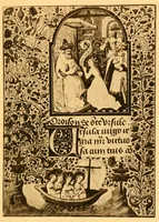 An illustration from Pamietnik wystawy miniatur, oraz tkanin i haftów : urzadzonej w domu wasnym w Warszawie (1912)