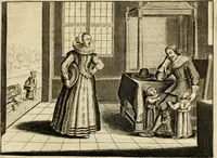 An illustration from Pampiere wereld, ofte, Wereldsche oeffeninge : waer in begrepen zijn meest alle de rijmen en werken (1681)
