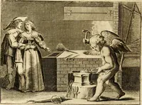 An illustration from Pampiere wereld, ofte, Wereldsche oeffeninge : waer in begrepen zijn meest alle de rijmen en werken (1681)