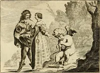 An illustration from Pampiere wereld, ofte, Wereldsche oeffeninge : waer in begrepen zijn meest alle de rijmen en werken (1681)