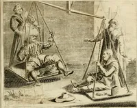 An illustration from Pampiere wereld, ofte, Wereldsche oeffeninge : waer in begrepen zijn meest alle de rijmen en werken (1681)