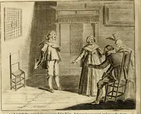 An illustration from Pampiere wereld, ofte, Wereldsche oeffeninge : waer in begrepen zijn meest alle de rijmen en werken (1681)