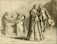 An illustration from Pampiere wereld, ofte, Wereldsche oeffeninge : waer in begrepen zijn meest alle de rijmen en werken (1681)