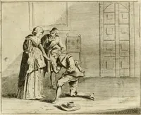 An illustration from Pampiere wereld, ofte, Wereldsche oeffeninge : waer in begrepen zijn meest alle de rijmen en werken (1681)