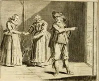An illustration from Pampiere wereld, ofte, Wereldsche oeffeninge : waer in begrepen zijn meest alle de rijmen en werken (1681)