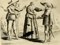 An illustration from Pampiere wereld, ofte, Wereldsche oeffeninge : waer in begrepen zijn meest alle de rijmen en werken (1681)