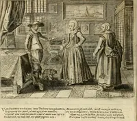 An illustration from Pampiere wereld, ofte, Wereldsche oeffeninge : waer in begrepen zijn meest alle de rijmen en werken (1681)