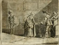 An illustration from Pampiere wereld, ofte, Wereldsche oeffeninge : waer in begrepen zijn meest alle de rijmen en werken (1681)