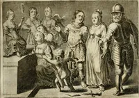 An illustration from Pampiere wereld, ofte, Wereldsche oeffeninge : waer in begrepen zijn meest alle de rijmen en werken (1681)
