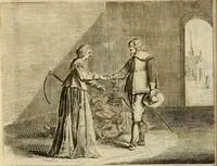 An illustration from Pampiere wereld, ofte, Wereldsche oeffeninge : waer in begrepen zijn meest alle de rijmen en werken (1681)