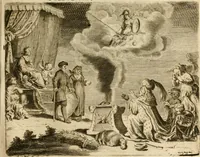 An illustration from Pampiere wereld, ofte, Wereldsche oeffeninge : waer in begrepen zijn meest alle de rijmen en werken (1681)