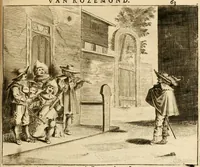 An illustration from Pampiere wereld, ofte, Wereldsche oeffeninge : waer in begrepen zijn meest alle de rijmen en werken (1681)