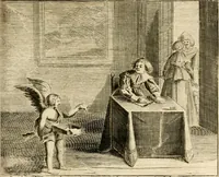 An illustration from Pampiere wereld, ofte, Wereldsche oeffeninge : waer in begrepen zijn meest alle de rijmen en werken (1681)