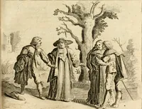 An illustration from Pampiere wereld, ofte, Wereldsche oeffeninge : waer in begrepen zijn meest alle de rijmen en werken (1681)