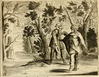 An illustration from Pampiere wereld, ofte, Wereldsche oeffeninge : waer in begrepen zijn meest alle de rijmen en werken (1681)