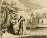 An illustration from Pampiere wereld, ofte, Wereldsche oeffeninge : waer in begrepen zijn meest alle de rijmen en werken (1681)