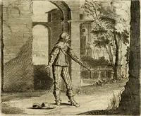 An illustration from Pampiere wereld, ofte, Wereldsche oeffeninge : waer in begrepen zijn meest alle de rijmen en werken (1681)