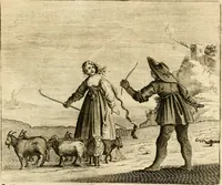 Picture 124 of 132 from Pampiere wereld, ofte, Wereldsche oeffeninge : waer in begrepen zijn meest alle de rijmen en werken (1681), leaf 724