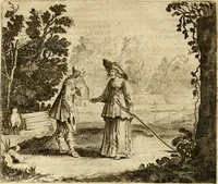An illustration from Pampiere wereld, ofte, Wereldsche oeffeninge : waer in begrepen zijn meest alle de rijmen en werken (1681)