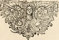 An illustration from Panegyricus aeternaturae gloriae invictissimo semper hostium triumphatori ... Ioanni Christophoro Königsmarchio ... destinatus : atq[ue] hoc die, qui laudum ipsius primus factorum supremus est, non dolori at solatio, non funeri sed splendori, coelo orbi posteris in gloriam famam exemplum expositus ... (1663)