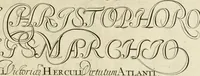 An illustration from Panegyricus aeternaturae gloriae invictissimo semper hostium triumphatori ... Ioanni Christophoro Königsmarchio ... destinatus : atq[ue] hoc die, qui laudum ipsius primus factorum supremus est, non dolori at solatio, non funeri sed splendori, coelo orbi posteris in gloriam famam exemplum expositus ... (1663)