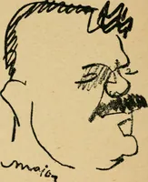 An illustration from Panoptikuma : irók és hirlapirók karrikaturái (1913)