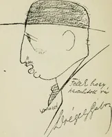 Picture 22 of 115 from Panoptikuma : irók és hirlapirók karrikaturái (1913), leaf 33