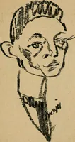 An illustration from Panoptikuma : irók és hirlapirók karrikaturái (1913)
