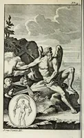 An illustration from Pantheum mythicum, seu, Fabulosa deorum historia : hoc epitomes eruditionis volumine breviter dilucidèque comprehensa (1777)