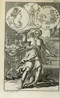 An illustration from Pantheum mythicum, seu, Fabulosa deorum historia : hoc epitomes eruditionis volumine breviter dilucidèque comprehensa (1777)