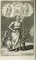 An illustration from Pantheum mythicum, seu, Fabulosa deorum historia : hoc epitomes eruditionis volumine breviter dilucidèque comprehensa (1777)