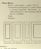 An illustration from Paper and cardboard construction : an analysis of the scope of paper and cardboard construction for primary grades of public schools...Book problems, box problems, card problems, envelope problems (1913)
