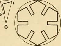 An illustration from Paper folding and cutting; a series of foldings and cuttings especially adapted to kindergartens and public schools (1892)