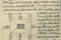 An illustration from Papyrus funéraires de la XXIe dynastie (1914)