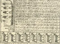 An illustration from Papyrus funéraires de la XXIe dynastie (1914)