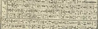 An illustration from Papyrus funéraires de la XXIe dynastie (1914)