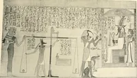 An illustration from Papyrus funéraires de la XXIe dynastie (1914)