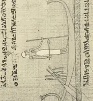 An illustration from Papyrus funéraires de la XXIe dynastie (1914)