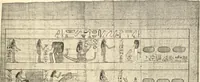 An illustration from Papyrus funéraires de la XXIe dynastie (1914)