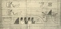 An illustration from Papyrus funéraires de la XXIe dynastie (1914)